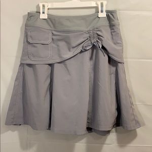 Athleta Gray Wherever Skort Size 2 With Front Tie